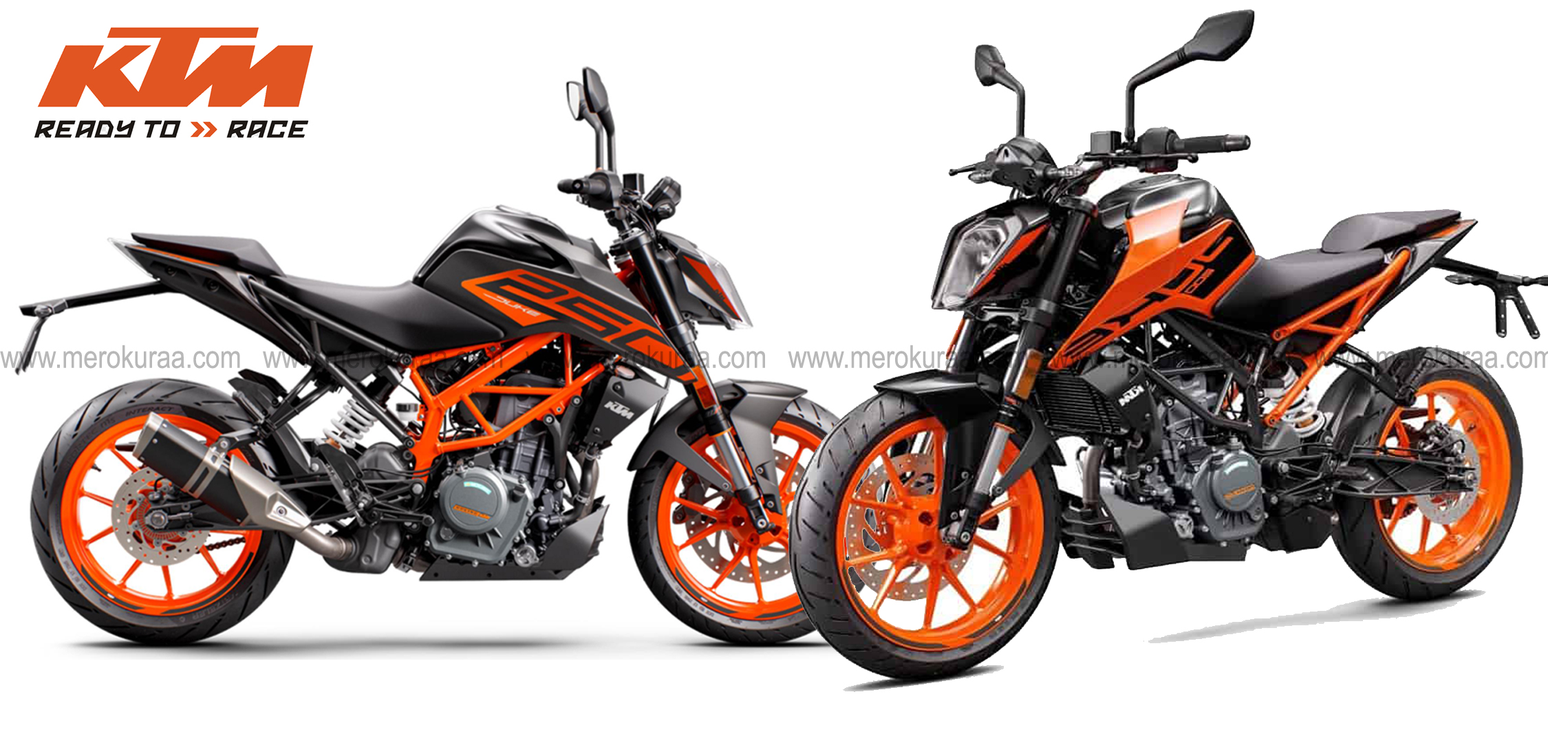 KTM 200 Duke BS6 and KTM 250 Duke BS6 Price in Nepal Mero Kuraa
