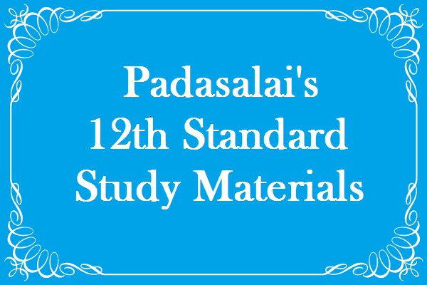 12th Chemistry Unit 6 Study Materials English Medium Padasalai No 1 Educational Website