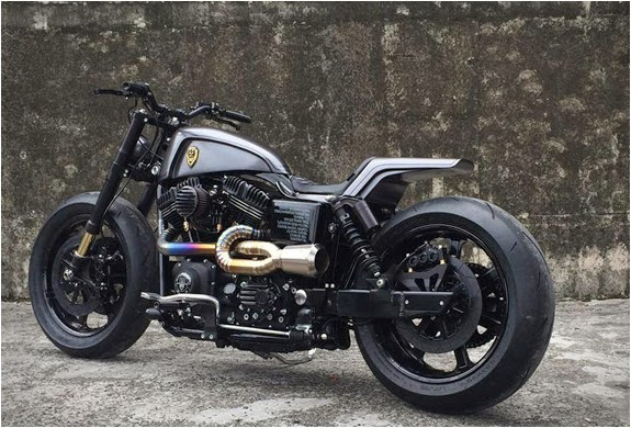 custom dyna exhaust
