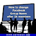 How to change facebook group name after 5k members