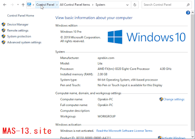 Download ISO Windows 10 Pro V.1909 Lite 64Bit