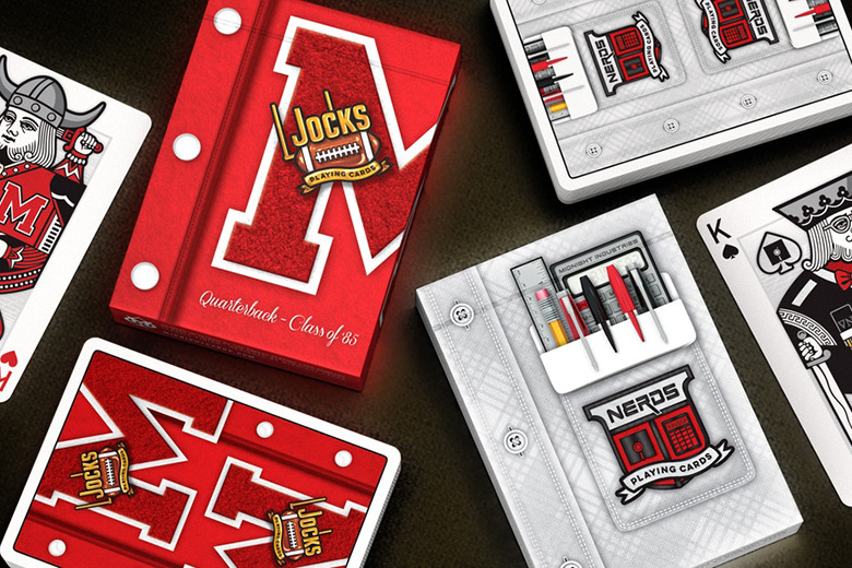 Kickstarter Nerds vs Jocks Playing Cards