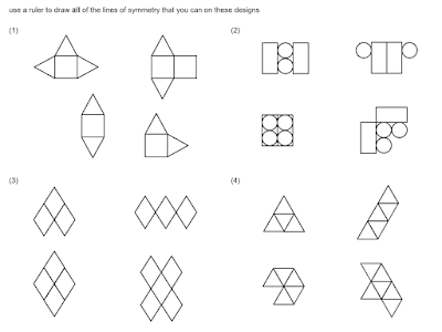 MEDIAN Don Steward mathematics teaching: lines of symmetry