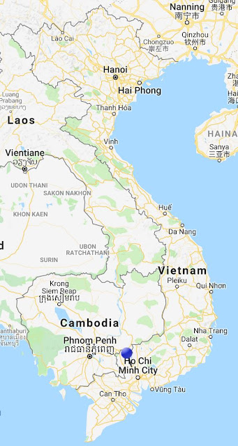 pinpoint location cu chi tunnels vietnam