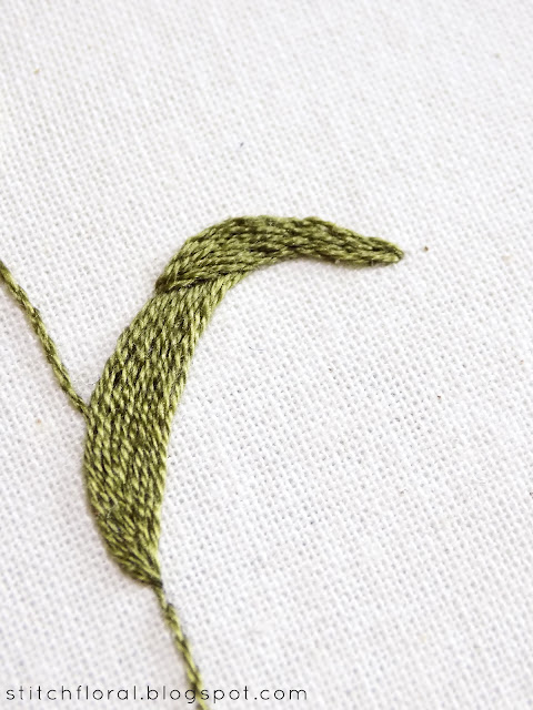 Tulip hand embroidery tutorial