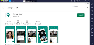 cara install google meet di laptop