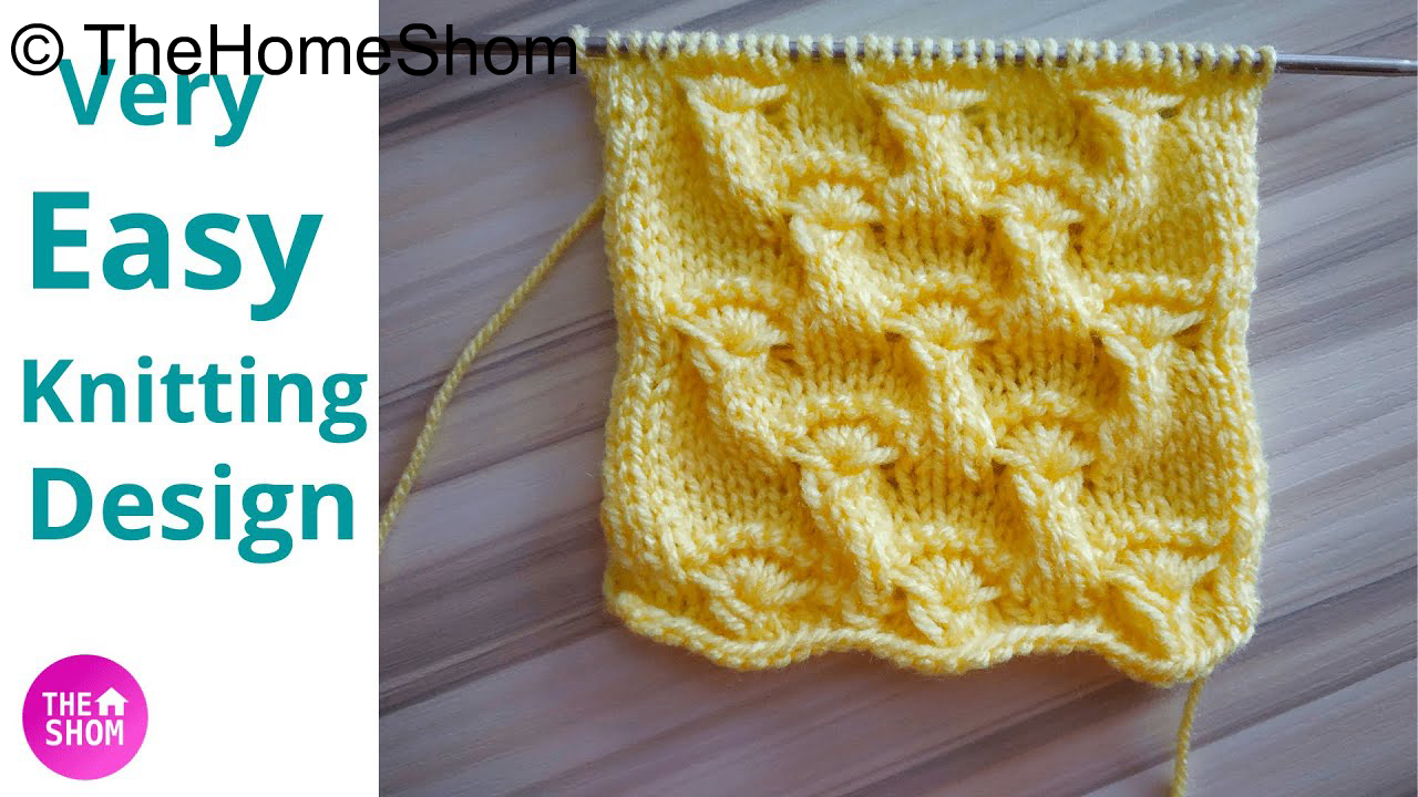 very easy knitting stitch pattern for gents sweater, easy knitting