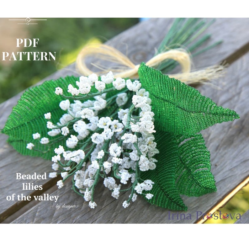 Realistic French Beaded Flower Tutorials by Beaded Garden Patterns