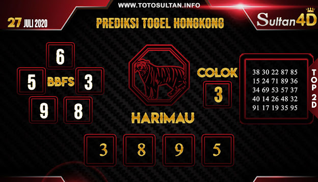 PREDIKSI TOGEL HONGKONG SULTAN4D 27 JULI 2020 PREDIKSI TOGEL HONGKONG SULTAN4D 27 JULI 2020