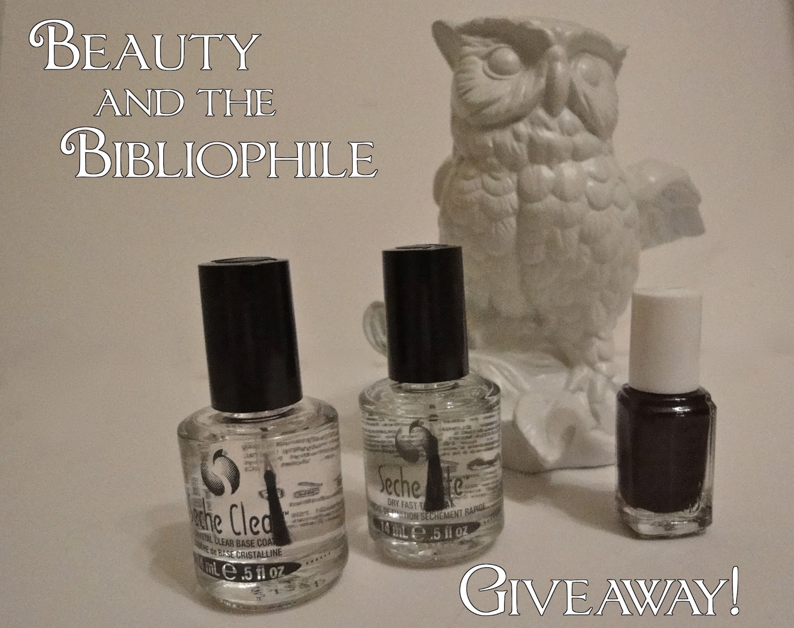 Beauty & the Bibliophile: First Ever Giveaway!