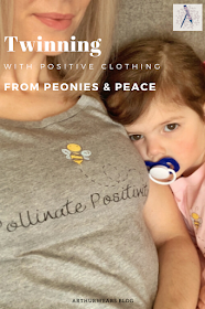 twinning with positive clothing from peonies & peace