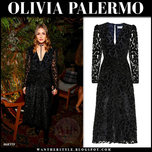 self portrait black long sleeve dress