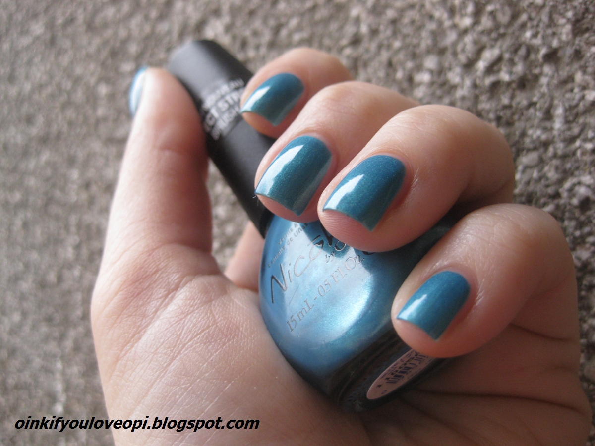 Oink If You Love OPI Blue Lace Nicole by OPI