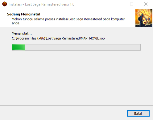 Proses Instalasi Lost Saga Remastered