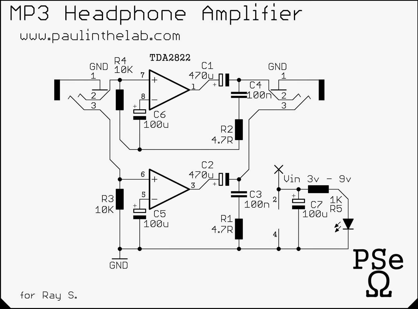 Diy Tube Headphone Amplifier Schematic Telegraph