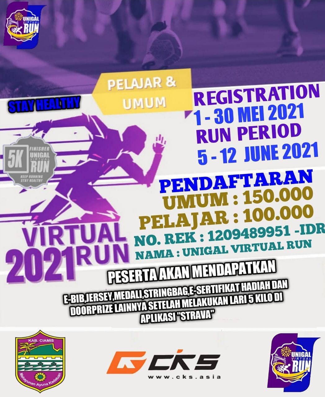 🔍 Unigal Virtual Run • 2021 Unigal Virtual Run • 2021