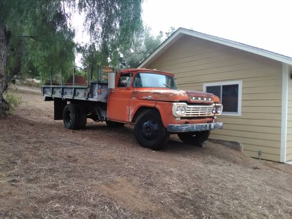 1960 Ford F600 Military Dump Bed Truck - Old Truck