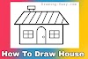How to Draw a House | Step by Step HOUSE Drawing for Kids