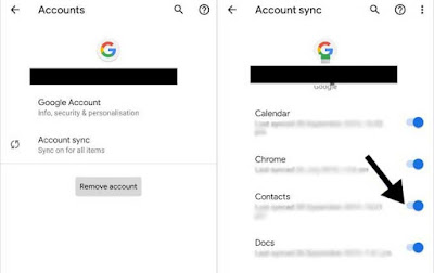 Cara Mencadangkan Kontak di Android Dengan Google Sync And Backup