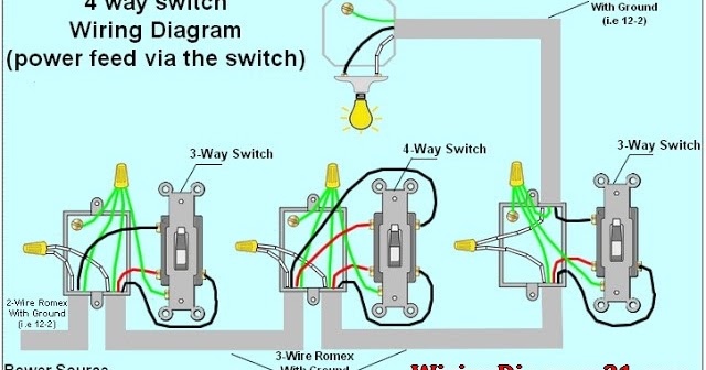 House Electrical Wiring Diagram 4 Way Switch Wiring Diagram