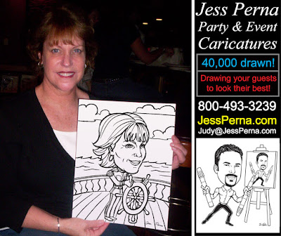 Caricature Maker Birthday Party Artist Jess Perna 