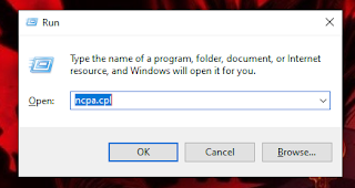 cara masuk ke menu change adapter setting pada windows 10 dan 7