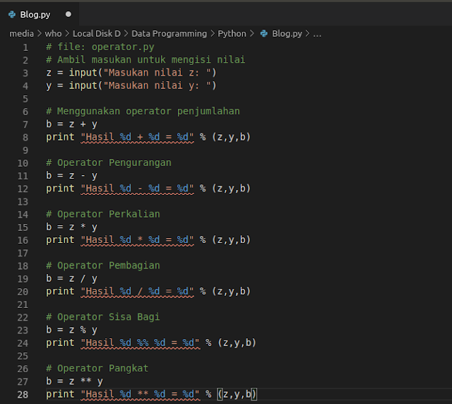 Penjelasan Mengenai Python Fundamental ~ Jenong Aja
