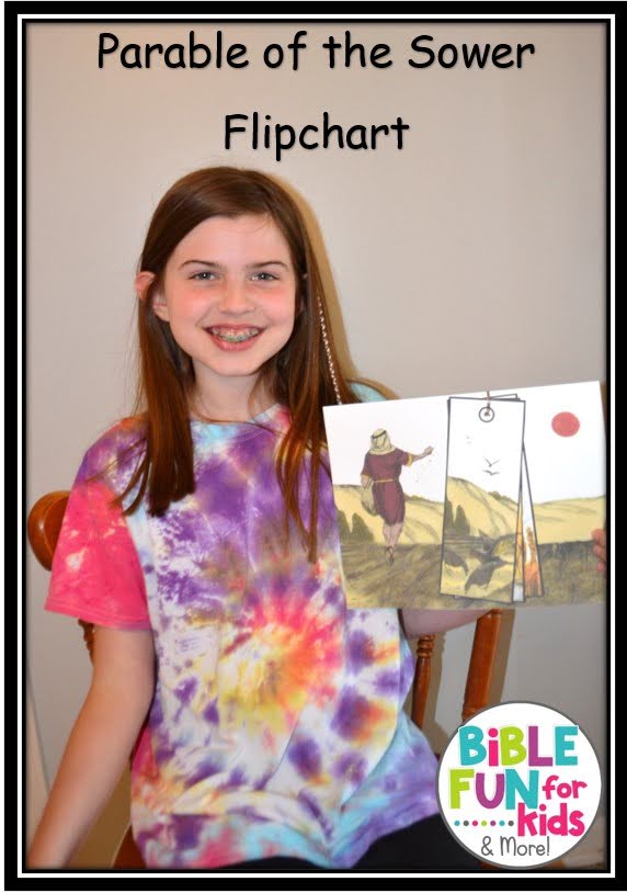 Parable of the Sower Flip Chart Bible Fun For Kids