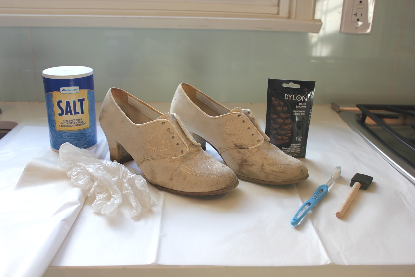 dyeing suede