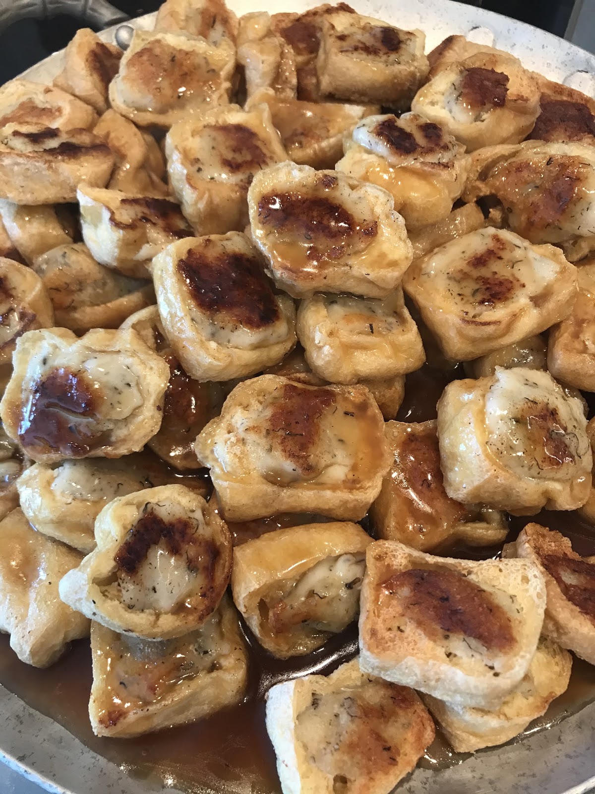 Once upon a cook Stuffed Tofu Puff with Minced Fish 魚肉釀豆腐