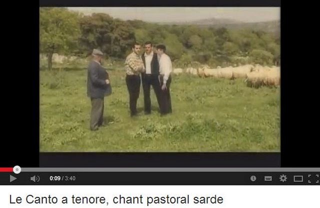 Chant pastoral sarde