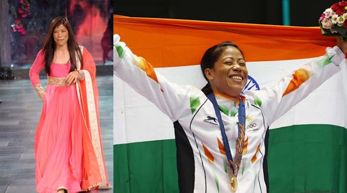 MAGNIFICENT MARY KOM IS A LEADING FEMALE BOXER OF INDIA.