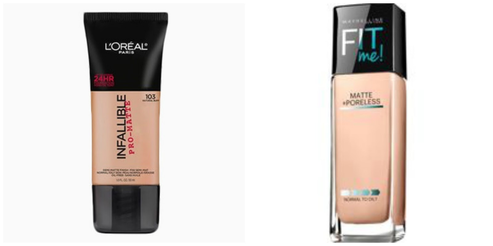 Maybelline Fit Me Powder Vs Loreal Infallible Powder SPEND VS. SAVE: L'Oreal Infallible Pro-Matte VS. Maybelline Fit Me