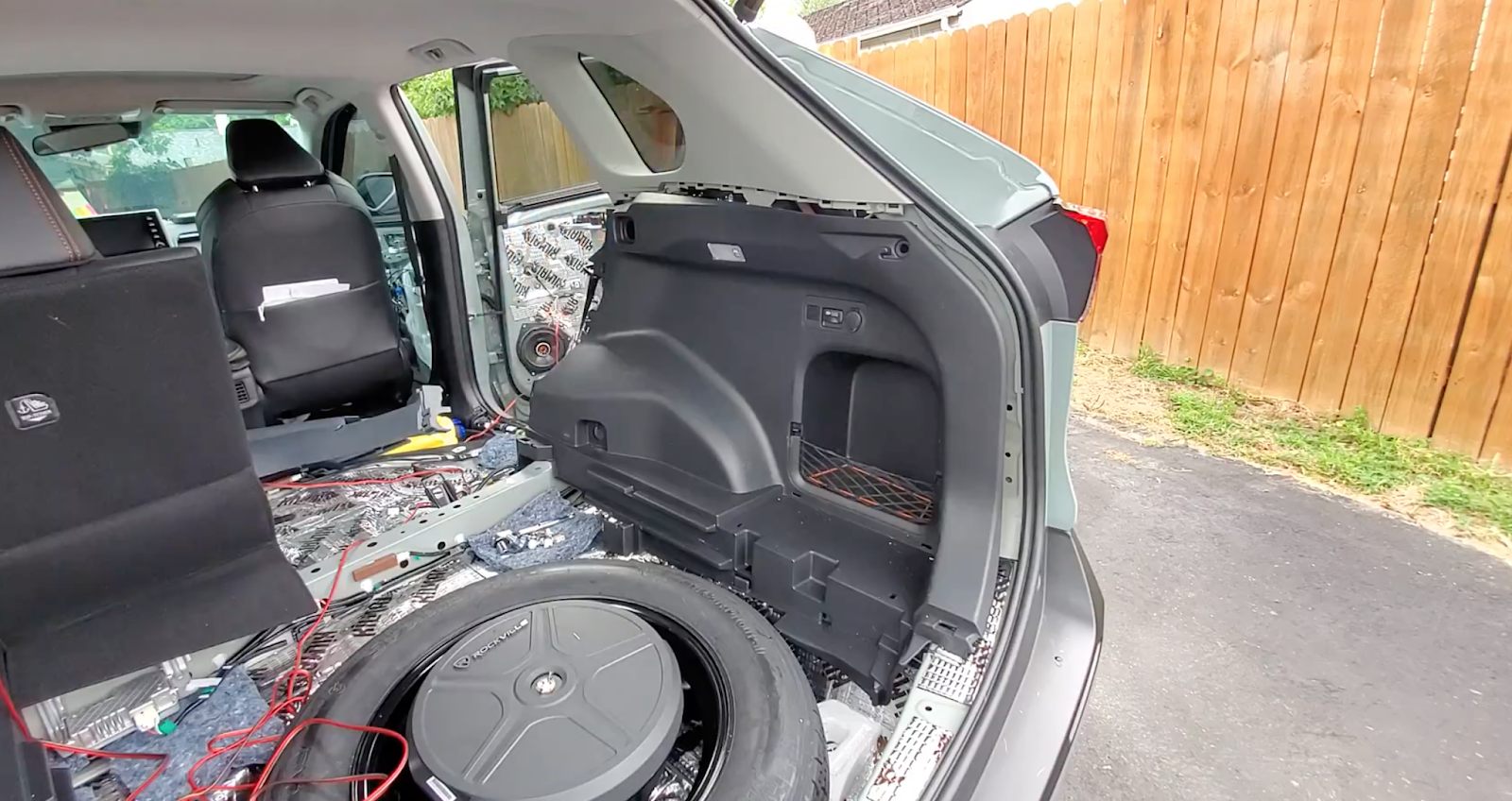 Spare Tire Subwoofer Install Toyota Rav4 Guides, How To and More