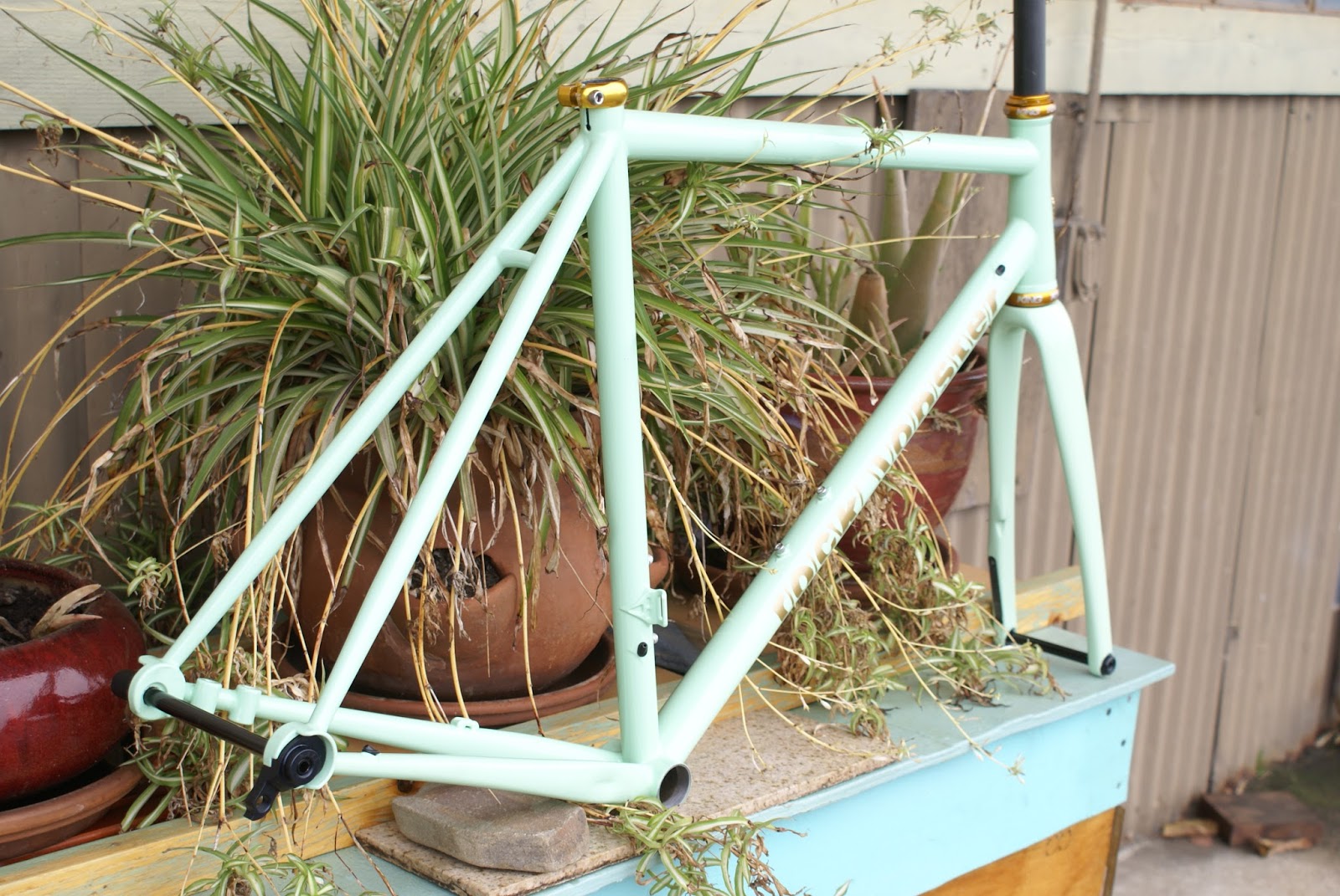 disc brakes on old steel frame