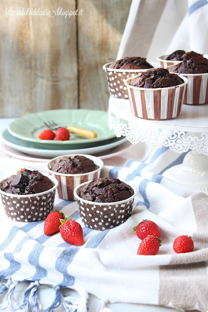 Muffin al doppio cioccolato