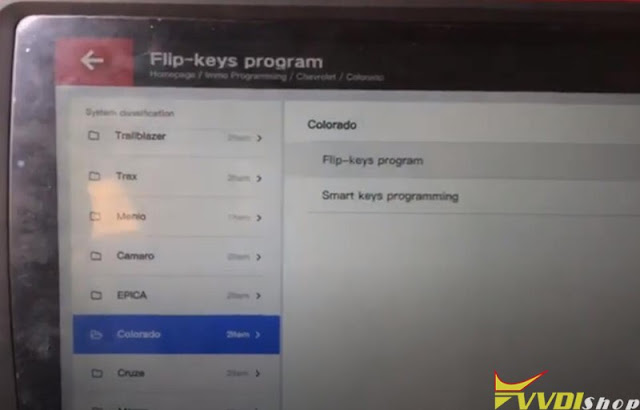 Program Colorado 2017 Key with Xhorse Key Tool Plus 1
