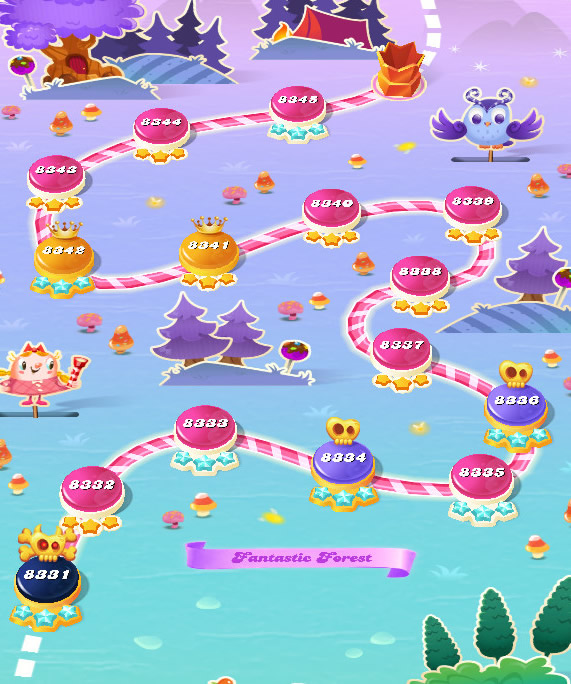 Candy Crush Saga level 8331-8345 Candy Crush Saga level 8331-8345