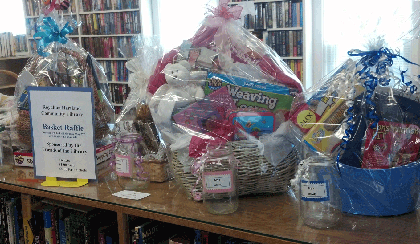 LIFE AND TIMES IN GASPORT, NEW YORK BOOK SALE & BASKET RAFFLE AT THE