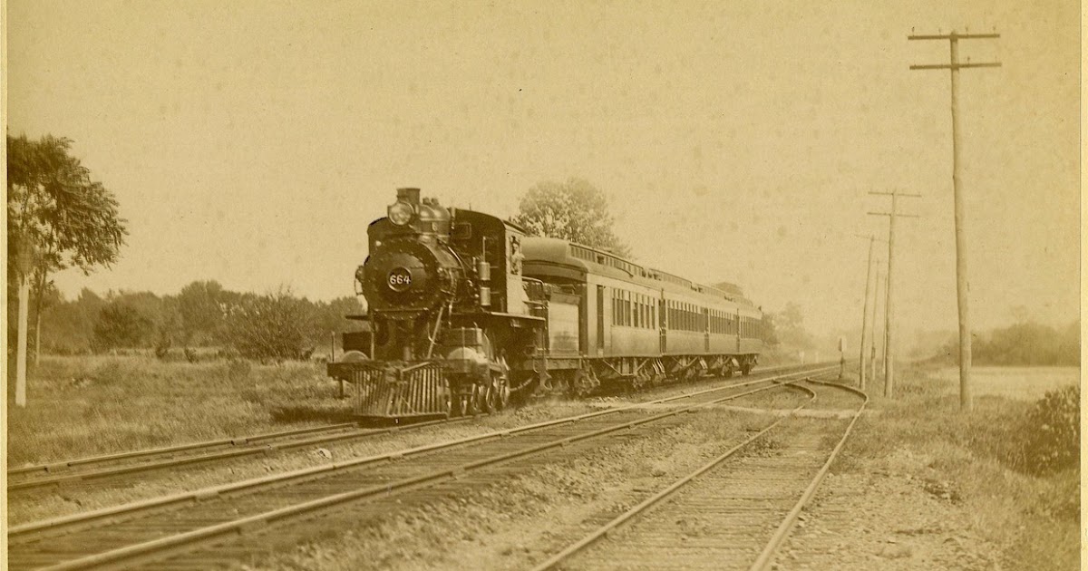 Vintage Railroad Pictures Original Black Diamond Express on Lehigh Valley, 1896