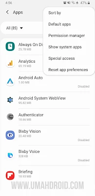 Buka Setting Aplikasi Android