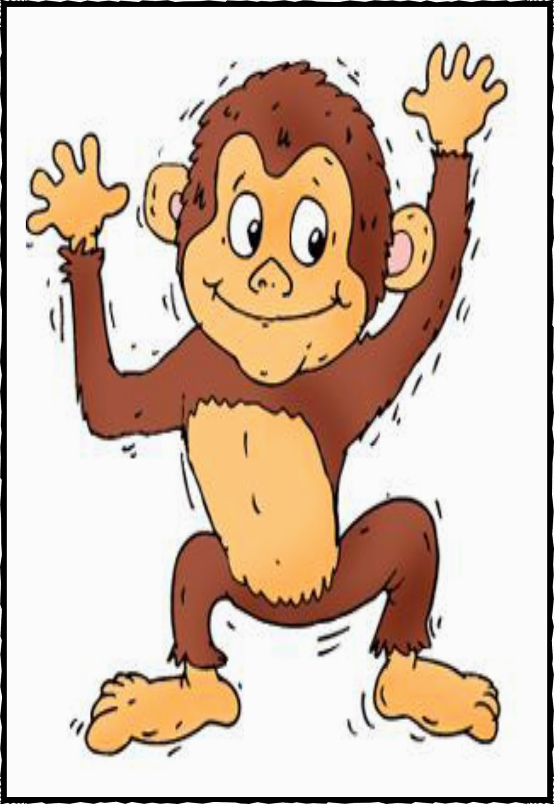 Funny Miss Valérie: Five little monkeys