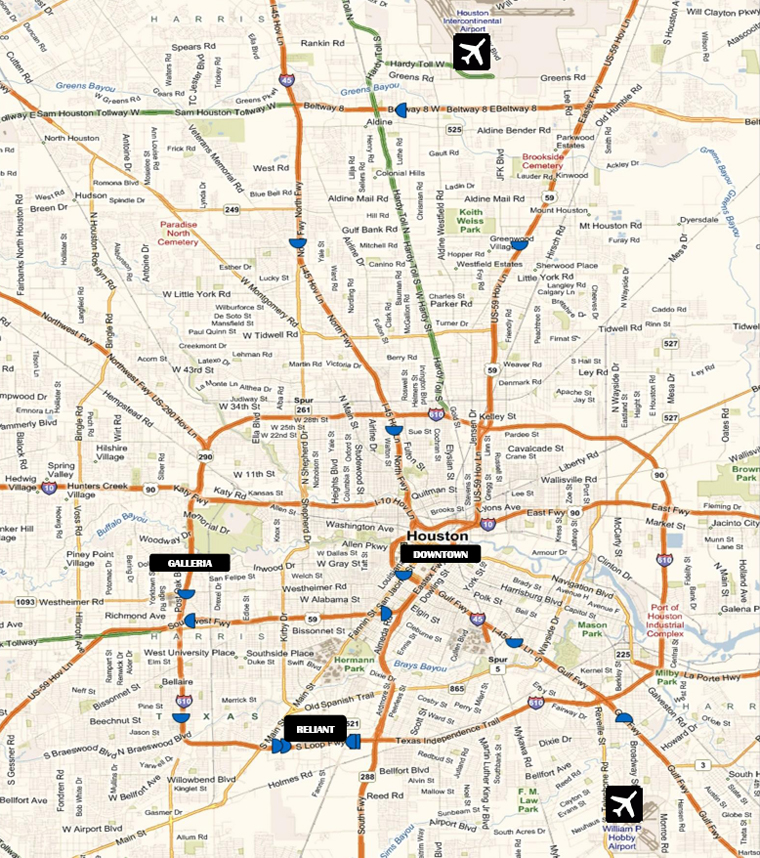 click 2 houston traffic map