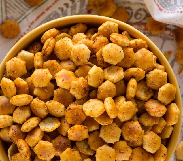 Taco Oyster Crackers Recipe appetizer Princess Syieda