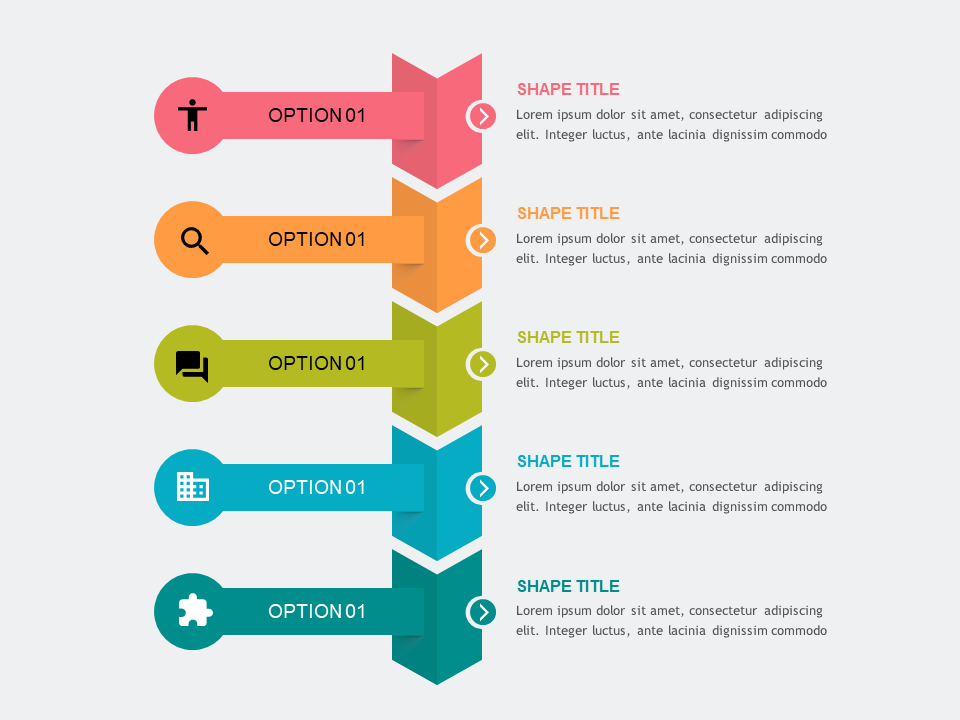 Complex Vertical Process PowerPoint Templates - PowerPoint Free