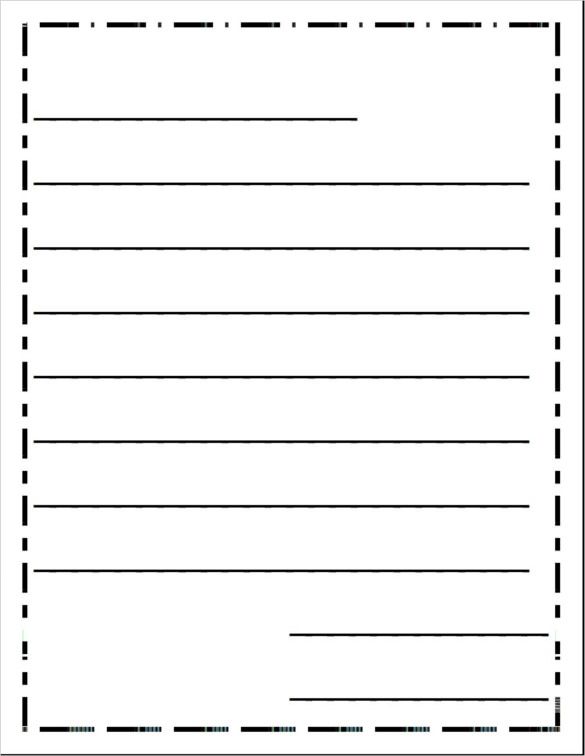 Letter Writing Template Formal Letters