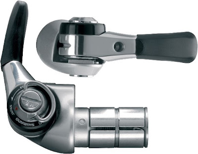 Leviers De Vitesse Shimano Dura-Ace Anciens (Shifters) - Pour Vélo Course - Aluminium Japon