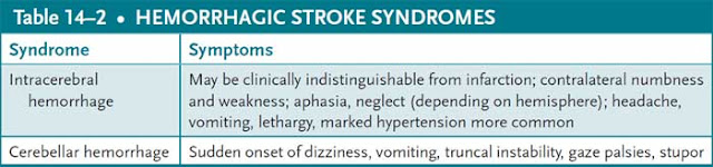 hemorrhagic stroke syndromes