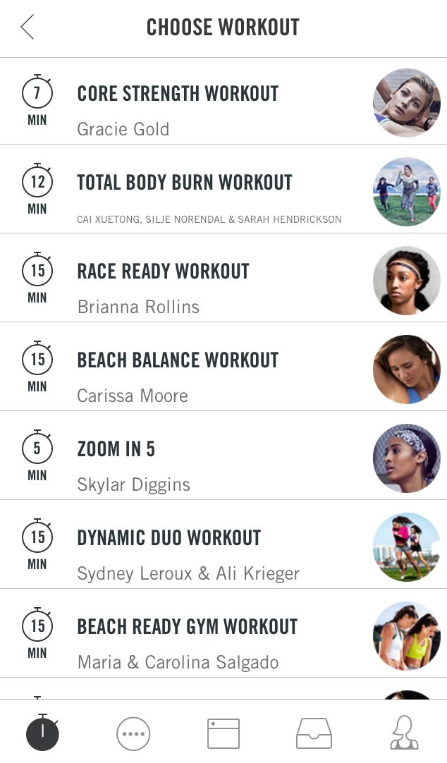 Uganda tallarines Indígena The Nike Training Club App Review: A Butt-Kicking Virtual Trainer | Gina  Miller's Blog - Travel, Fitness, Luxury Accessories & Anti-Aging