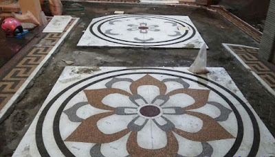 Cara Memasang Batu Sikat Motif styrofoam